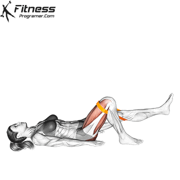 Banded Single-Leg Glute Bridge