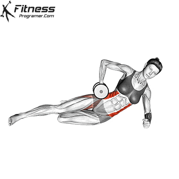 Single-Leg Dumbbell Side Bridge